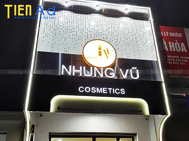 Tổng hợp các mẫu biển quảng cáo chữ nổi đèn LED phù hợp cho từng ngành hàng