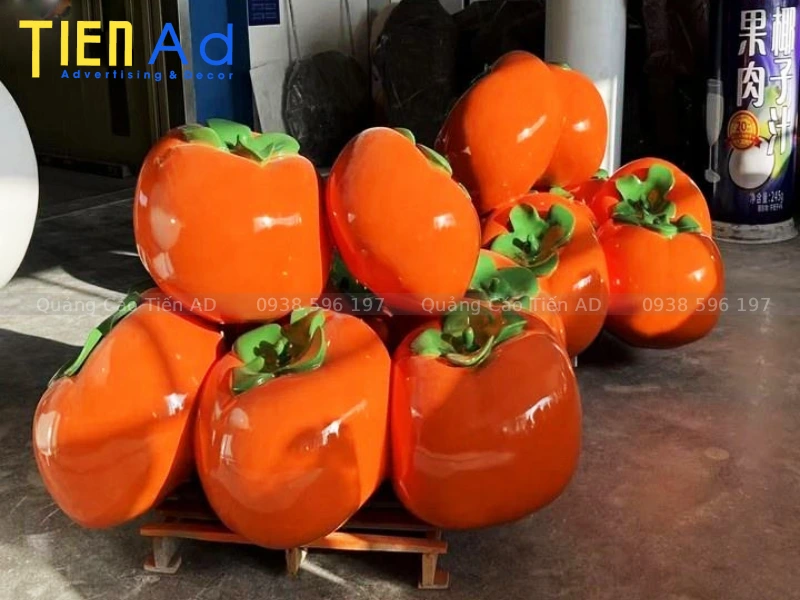 Tổng hợp các mẫu mô hình trái hồng composite phổ biến