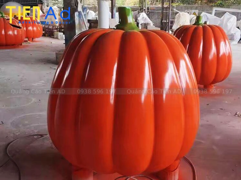 Top 25+ mẫu mô hình bí ngô composite đẹp dùng trong trang trí