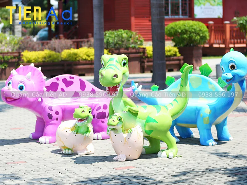 Ứng dụng công nghệ in 3D sản xuất mô hình khủng long composite
