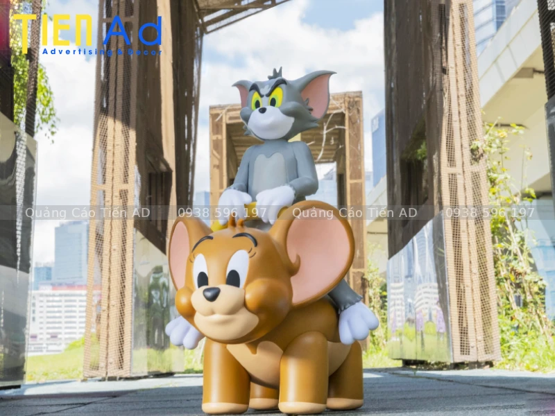 Ưu điểm khi làm mô hình Tom và Jerry composite bằng công nghệ 3D