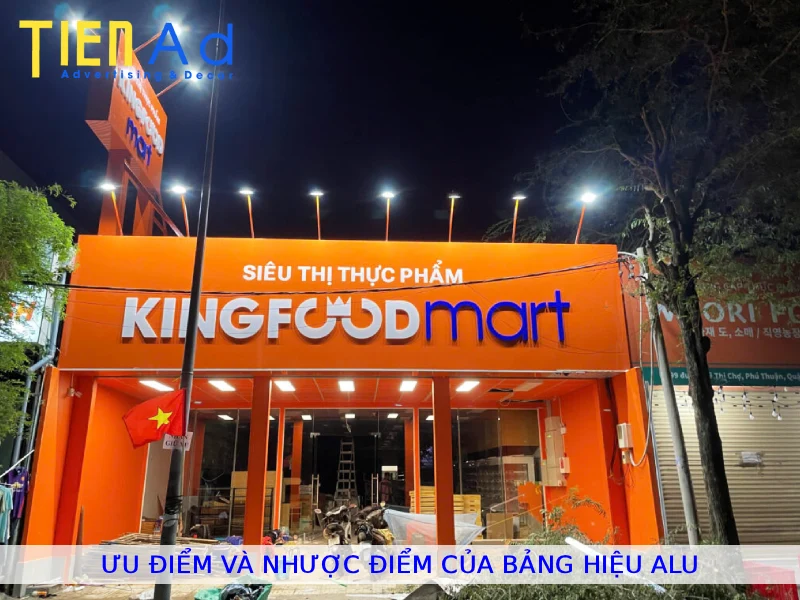 Ưu điểm và nhược điểm của bảng hiệu alu
