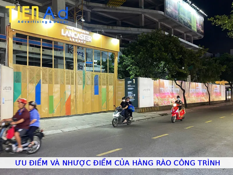 Ưu điểm và nhược điểm của hàng rào công trình