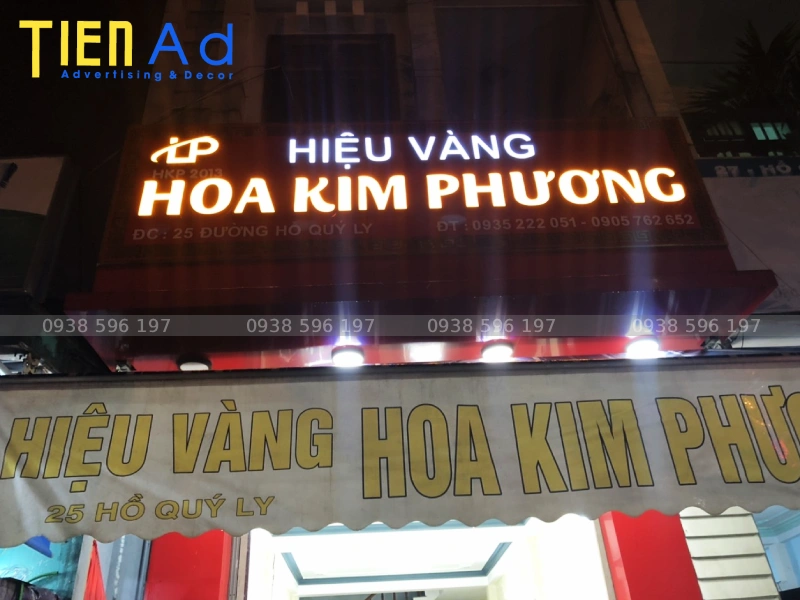 Vai trò không thể thiếu của bảng hiệu tiệm vàng trong kinh doanh