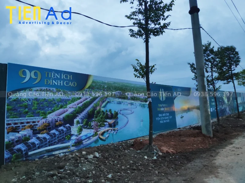 Vì sao các chủ đầu tư tin tưởng chọn Tiến AD làm hoarding