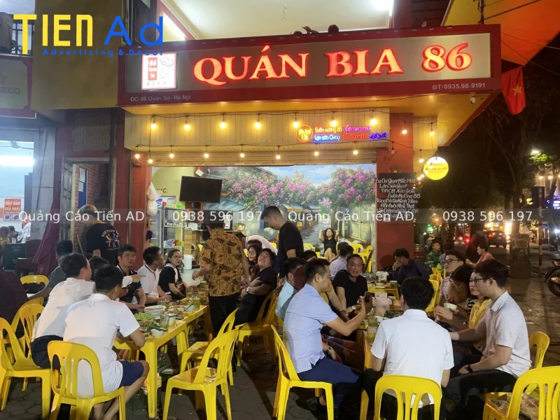 Vì sao nên chọn Tiến AD làm biển hiệu quán nhậu