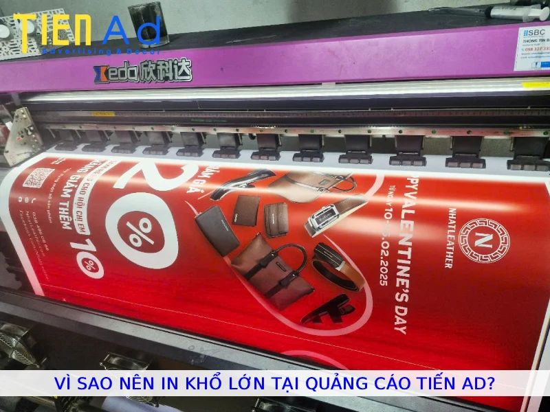 Vì sao nên in khổ lớn tại Quảng Cáo Tiến AD