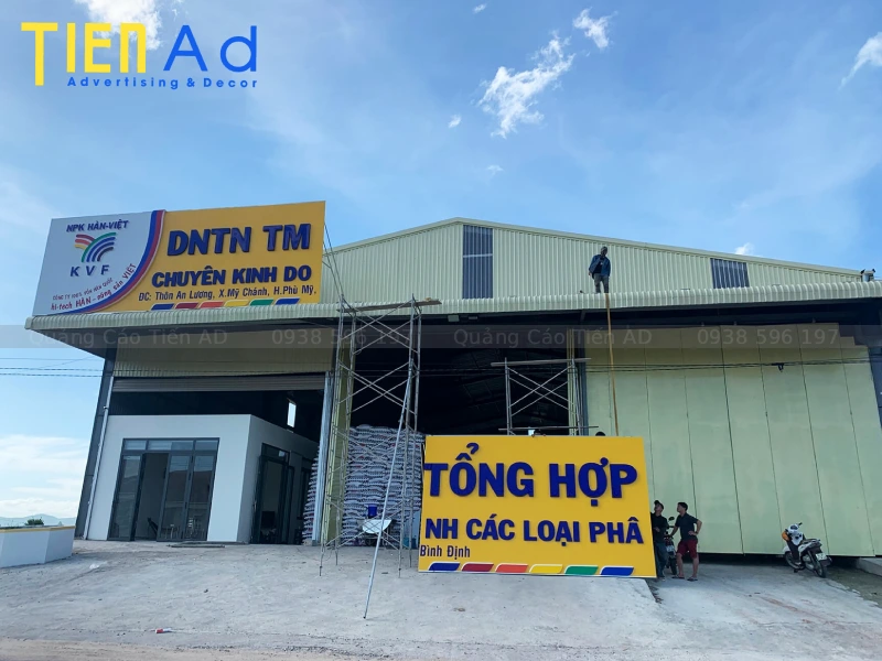 Vì sao nên làm bảng hiệu alu chữ nổi tại Quảng Cáo Tiến AD