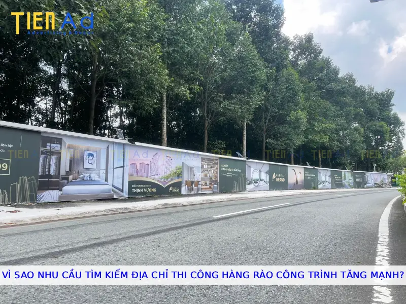 Vì sao nhu cầu tìm kiếm địa chỉ thi công hàng rào công trình tăng mạnh