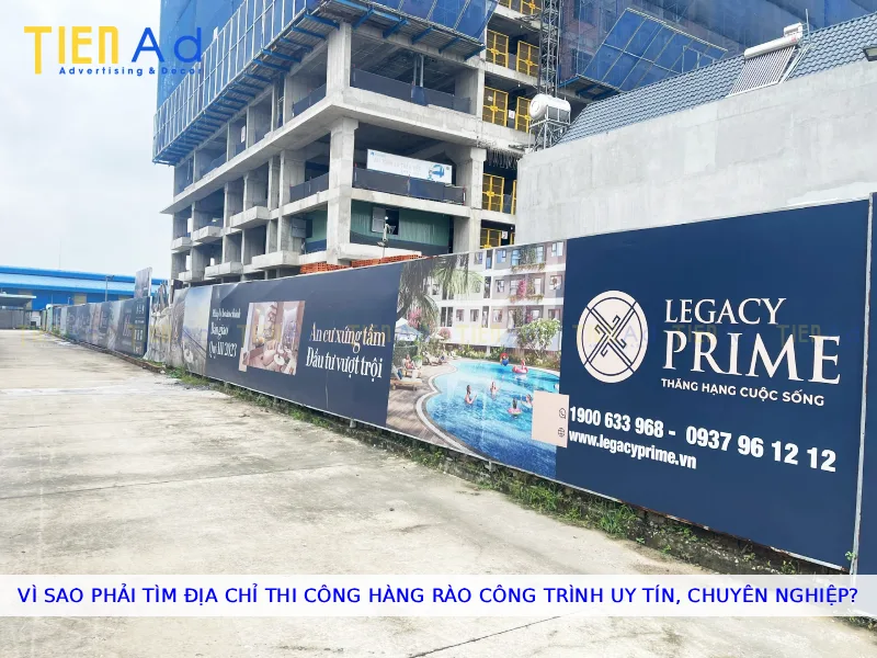 Vì sao phải tìm địa chỉ thi công hàng rào công trình uy tín, chuyên nghiệp