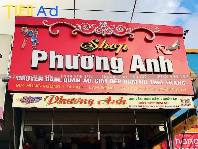 Vì sao shop thời trang cần đầu tư một bảng hiệu đẹp và chuyên nghiệp